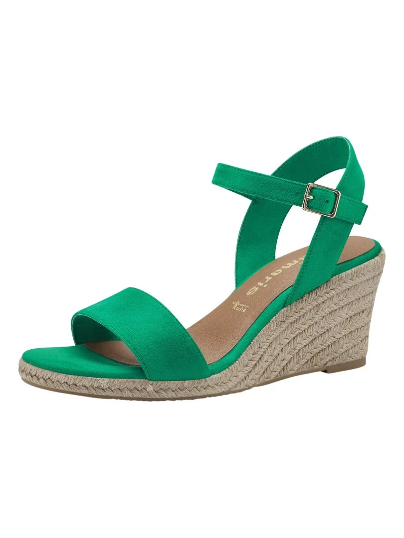 Sandales Compensées Tamaris Touch It   Vert