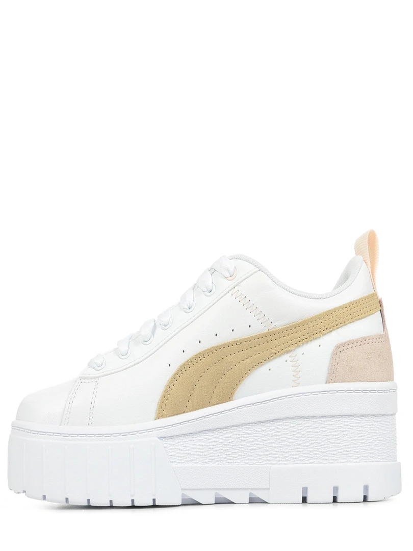 Baskets Mayze Wedge Pastel   Blanc