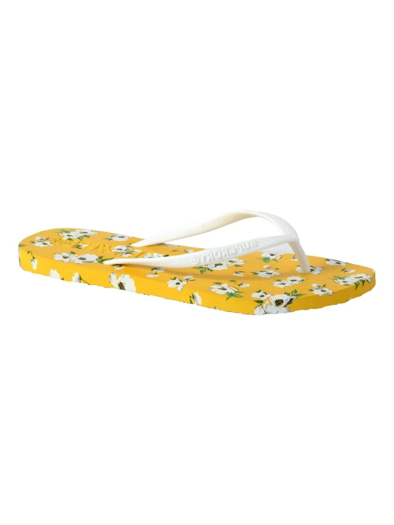 Tong SuperDry Super Sleek Aop Flip Flop   Jaune
