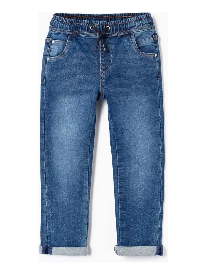 Pantalon de sport en jean pour garçon 'Slim' NO DRAMA IN THE BAHAMAS Bleu