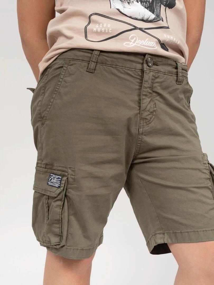 Bermuda à poches cargo pour garçon 'Deeluxe'   gris anthracite