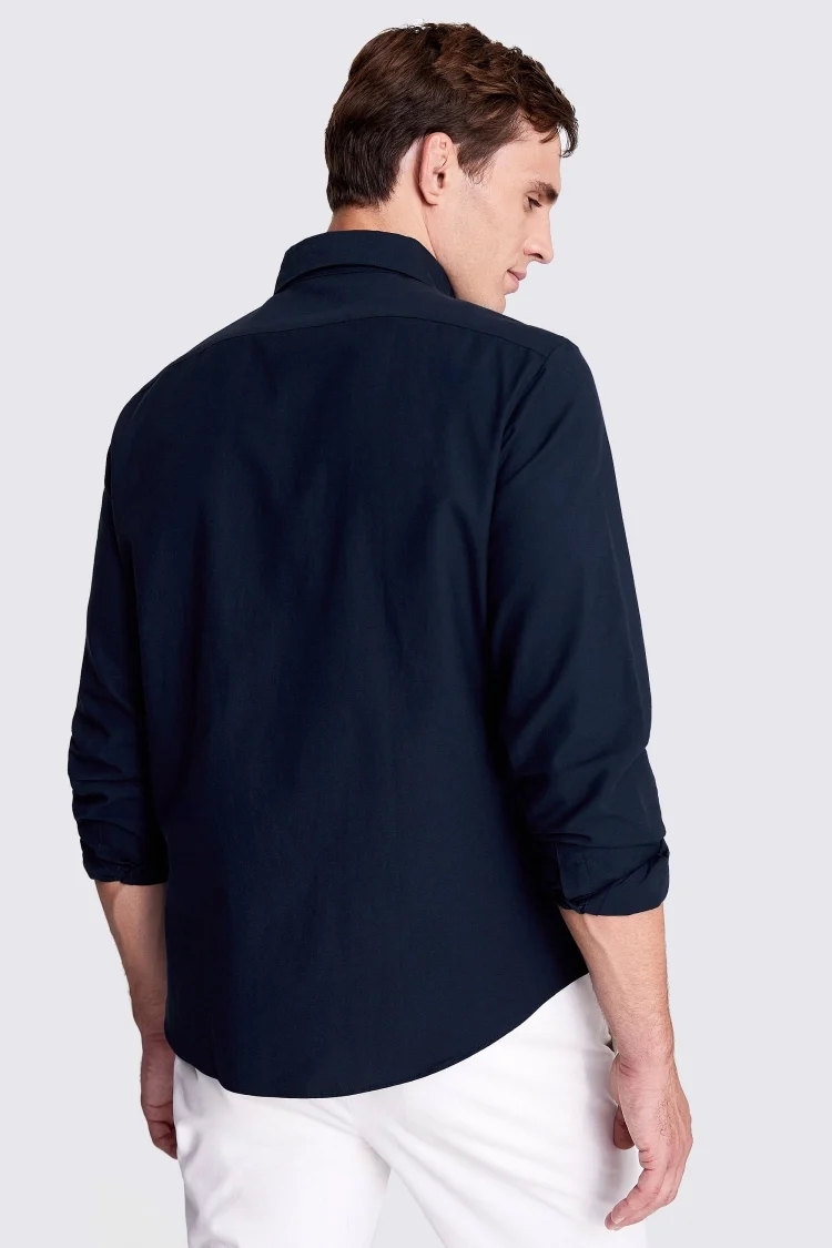 Charcoal Washed Oxford Shirt   Buy Online at Moss