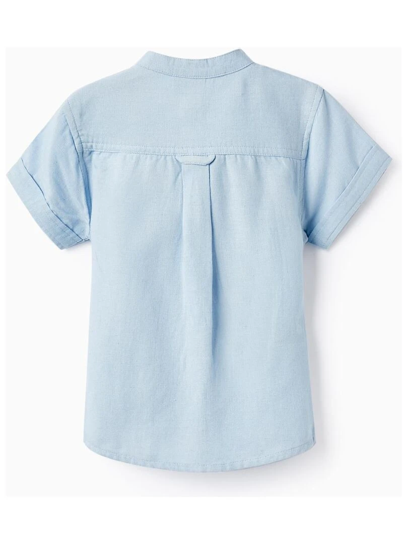 Chemise à manches courtes pour bébé garçon manches courtes MATISSE Bleu clair