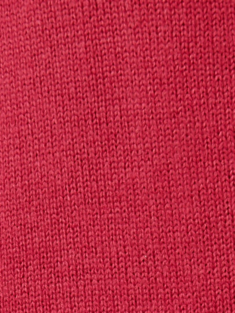 Gilet classique maille jersey    Damart   Bordeaux