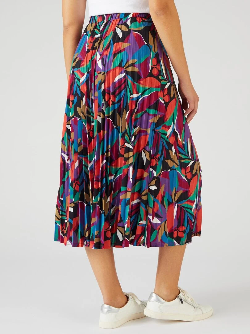 Jupe maille plissée   Damart   Noir