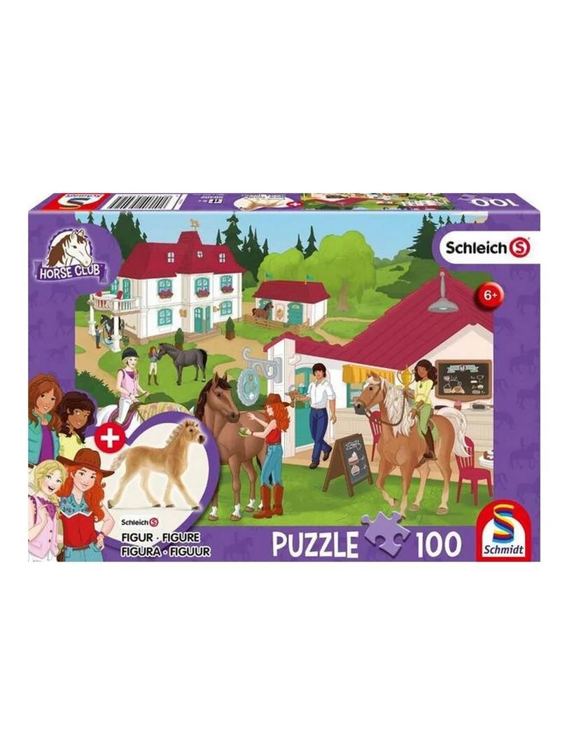 Puzzle 100 pièces avec figurine : Horse Club N/A