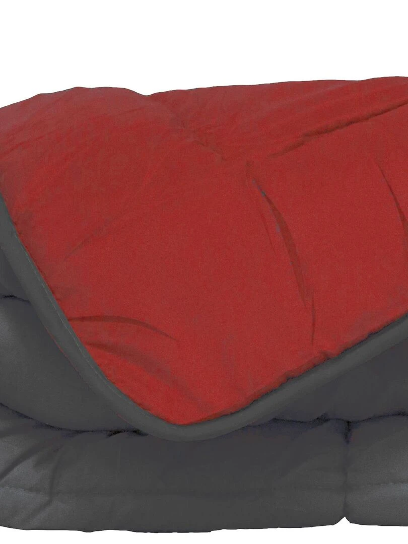 Couette d'été en microfibre bicolore Rouge