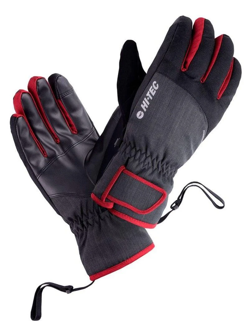 Hi Tec Gants de ski HURI Noir ébène