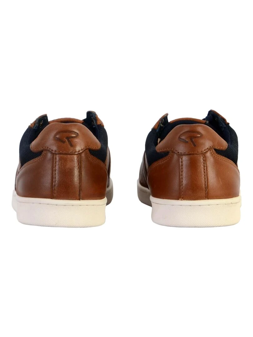 Basket Cuir Redskins Diplomate   Marron