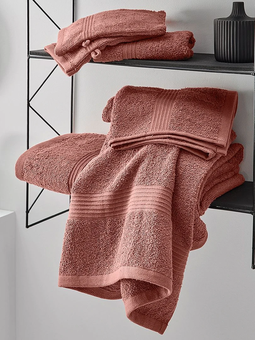 Maxi drap de bain 90 x 150 cm terracotta