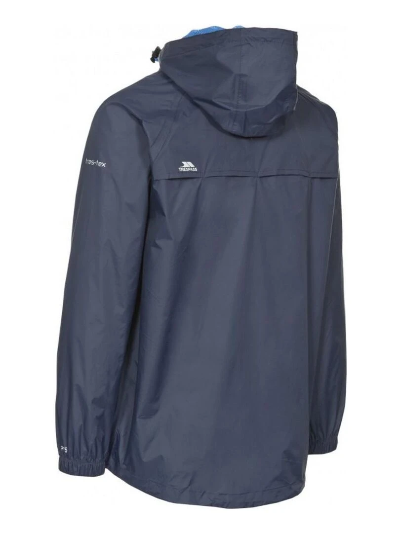 Trespass Veste imperméable QIKPAC Bleu marine