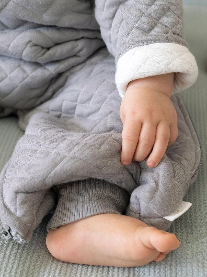 Bemini Gigoteuse  jambes séparables Quilted jersey   Gris foncé