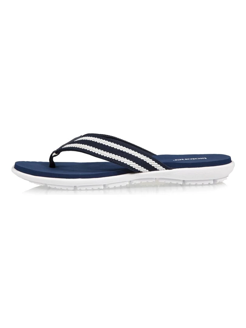 Tongs sport Femme confort tige rayure Marine   Bleu marine