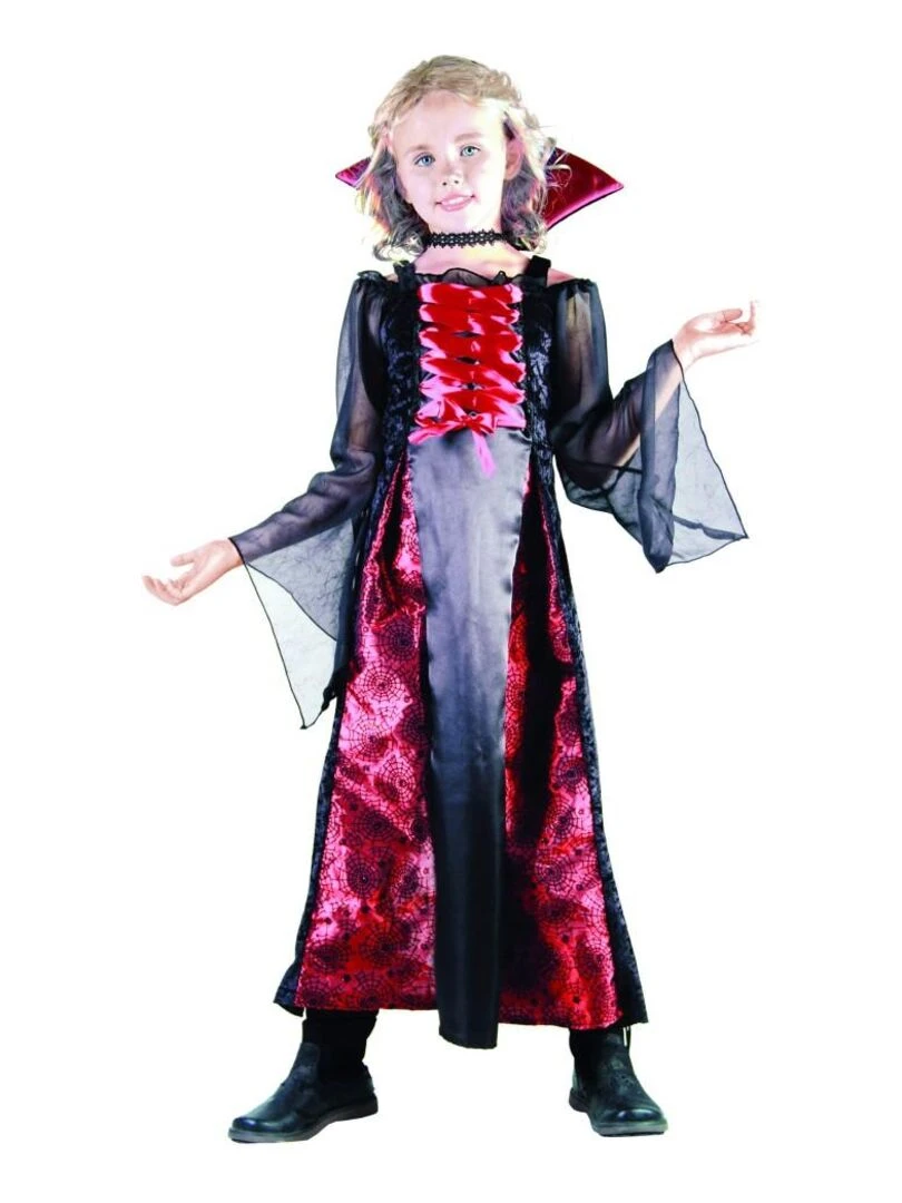 Déguisement Vampire Chauve souris Halloween fille enfant Noir Noir