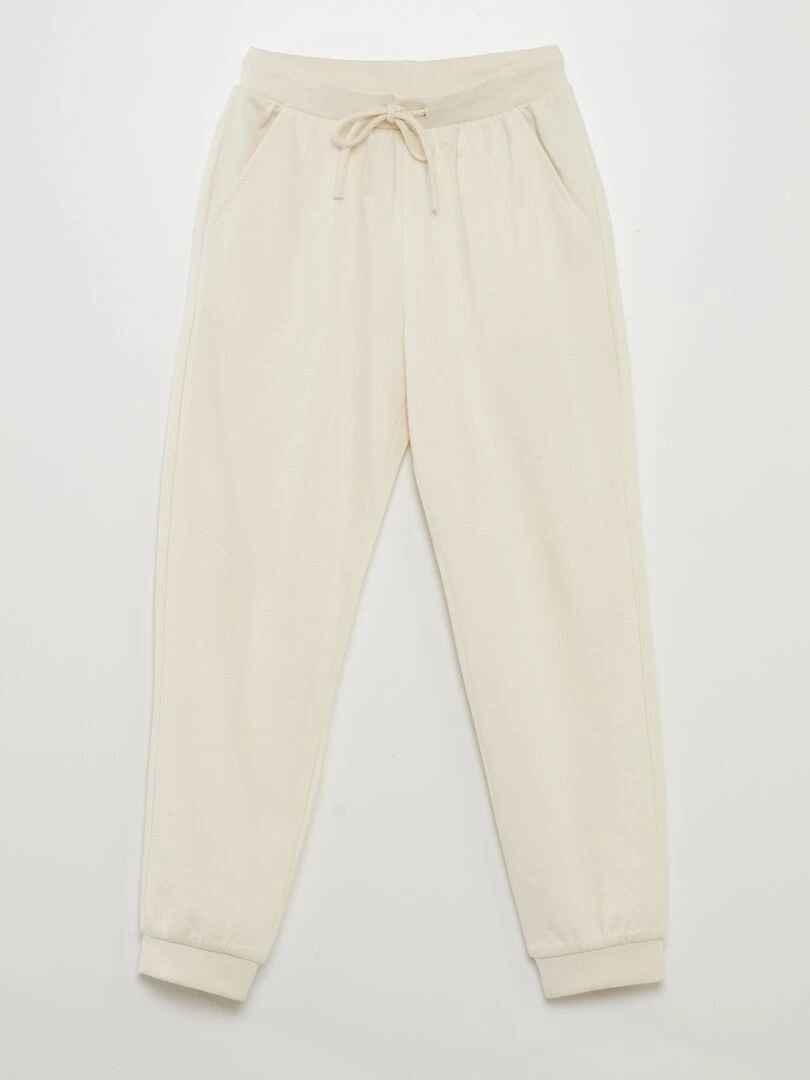 Jogging en molleton   Mixte   Blanc