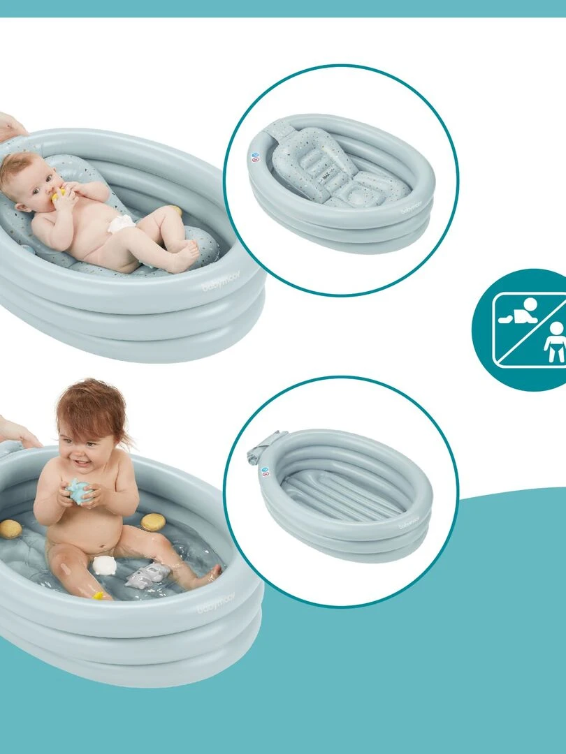 Baignoire Gonflable Évolutive Babymoov   Bleu