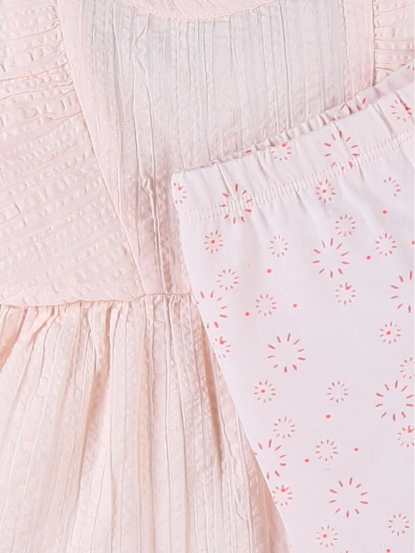 Set blouse + legging à imprimé  clair   Noukie's   Rose