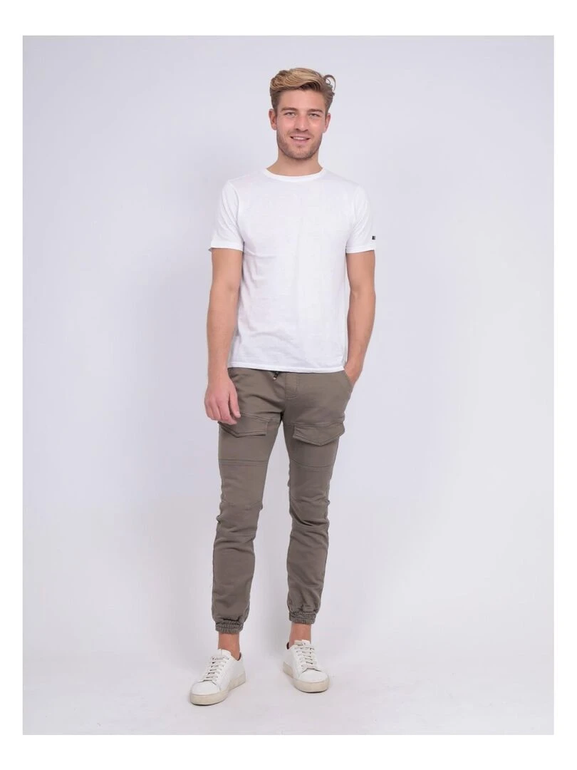 Pantalon battle molleton CLOGO   Kaki