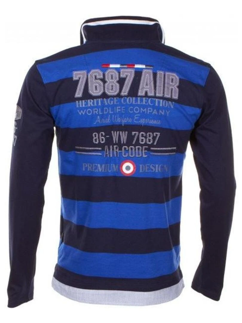 Polo manches longues garçon ECHAGOR HARRY KAYN Noir Bleu marine Bleu