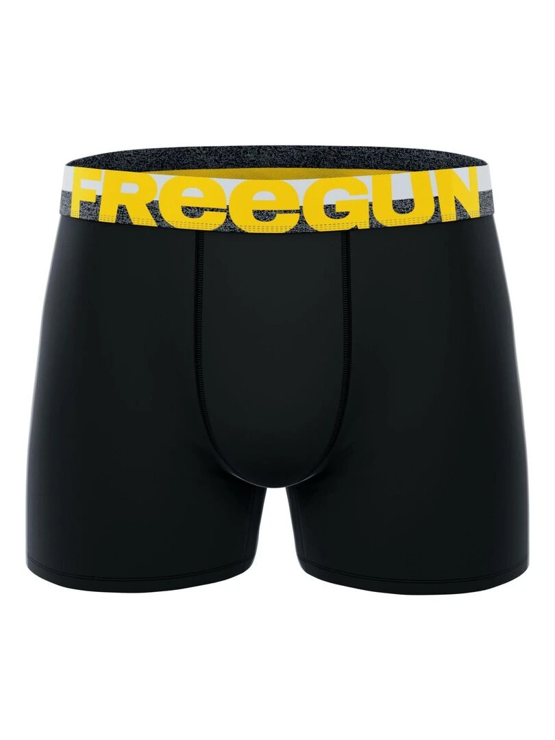 Lot de 3 boxers enfant Dynamique Freegun   Noir