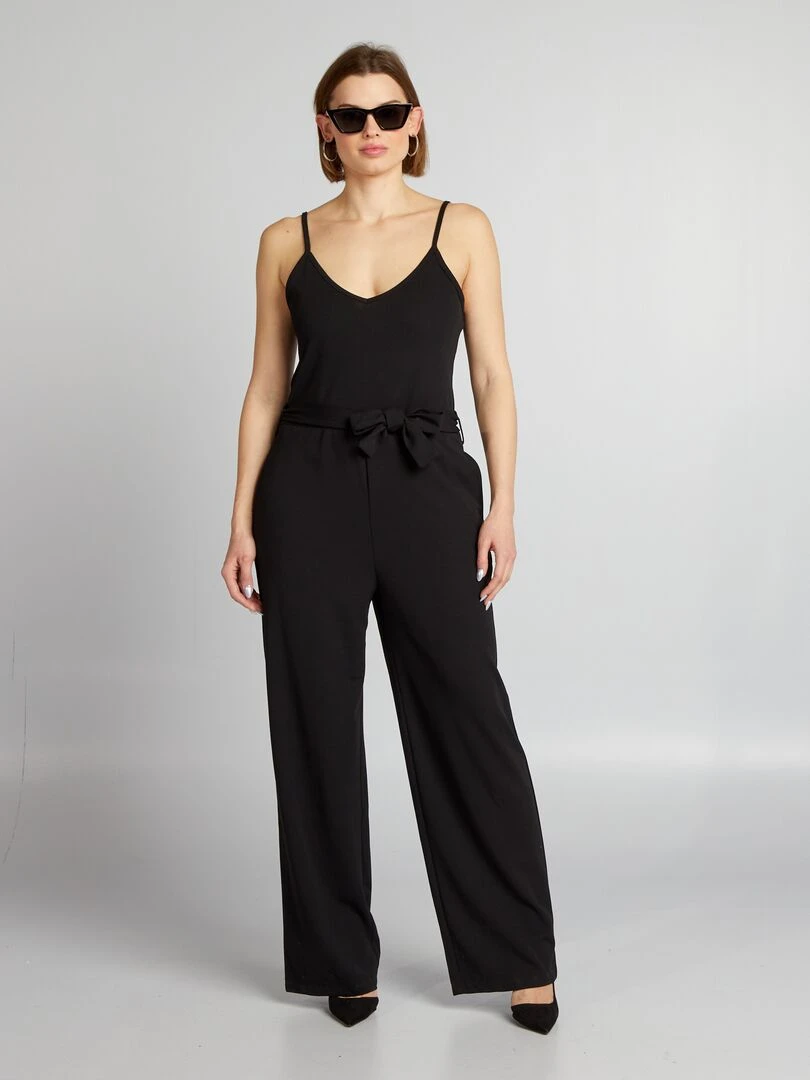 Combinaison ceinturée 'JDY'   noir
