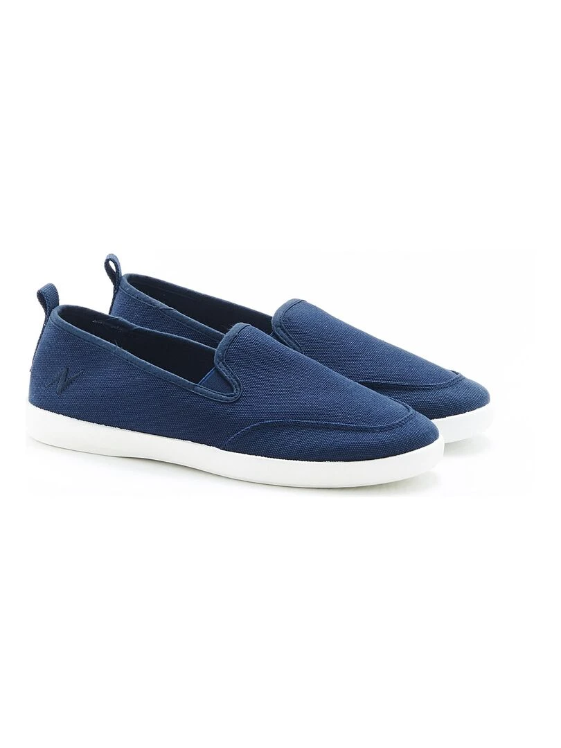 Pantoufles en toile Climatyl Damart Bleu foncé