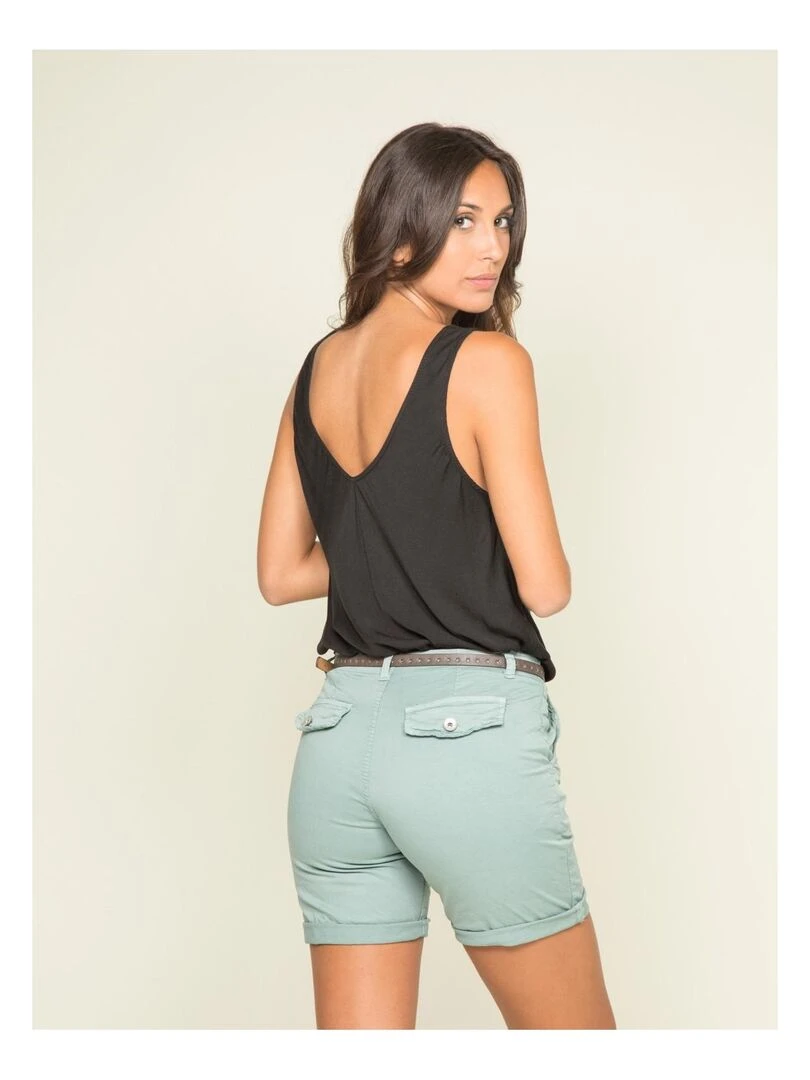 Short chino XORA Vert