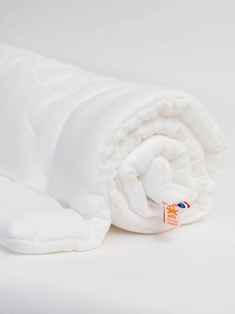 Edredon en Coton Bio Blanc   Blanc