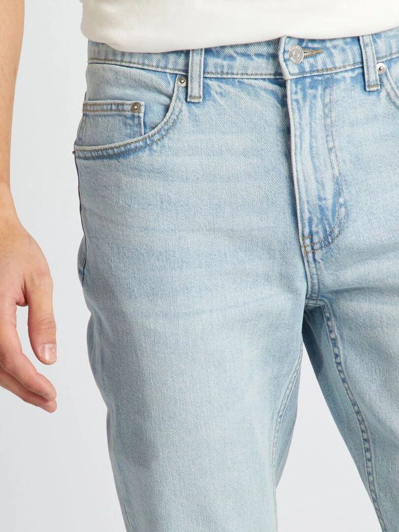 Jean slim fit à 5 poches   Bleu