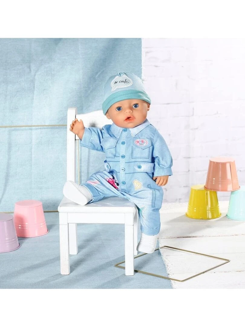 Baby born Deluxe Combinaison en jean pour poupée 43cm   N/A