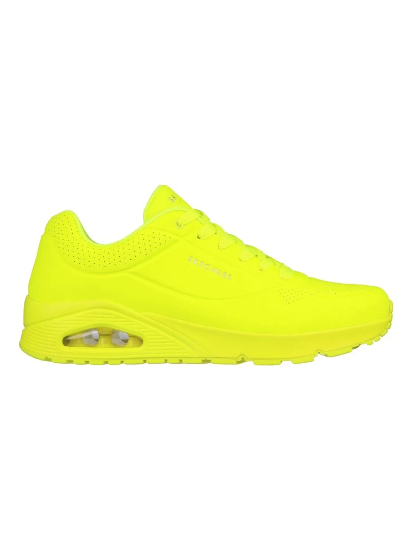 Basket Skechers Stand On Air Jaune citron