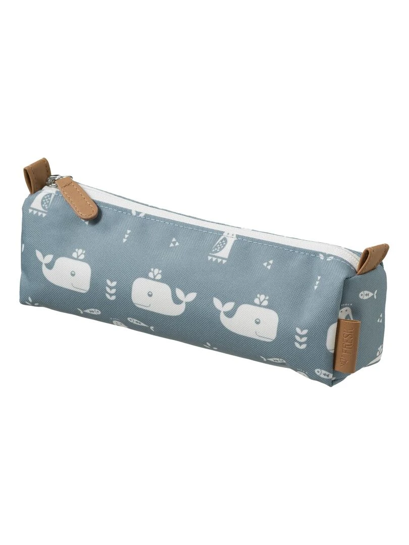 Trousse scolaire Baleine bleue Bleu