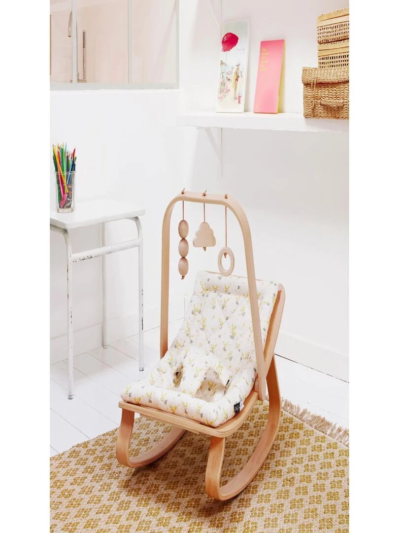 Arche d'éveil (Hêtre) pour LEVO avec jouets en bois Beige