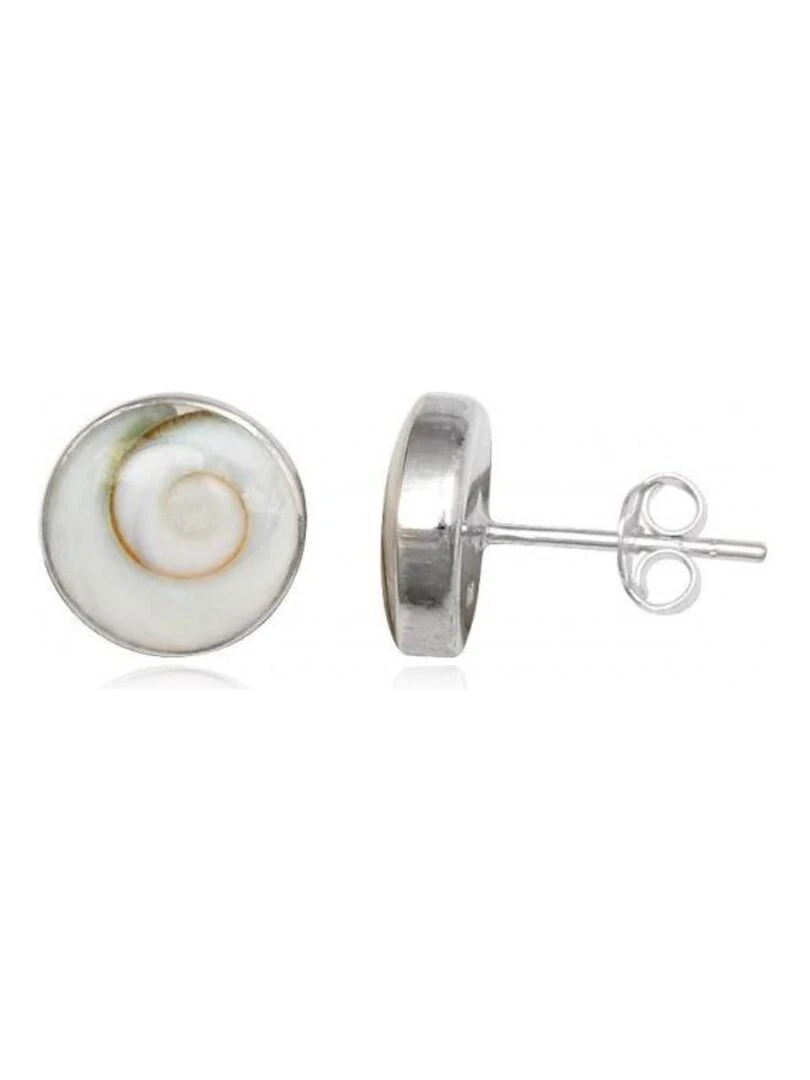 Boucles d'oreilles argent & sainte lucie Bijoucolor Blanc