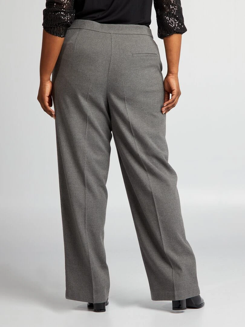 Pantalon de costume en lainage   Gris