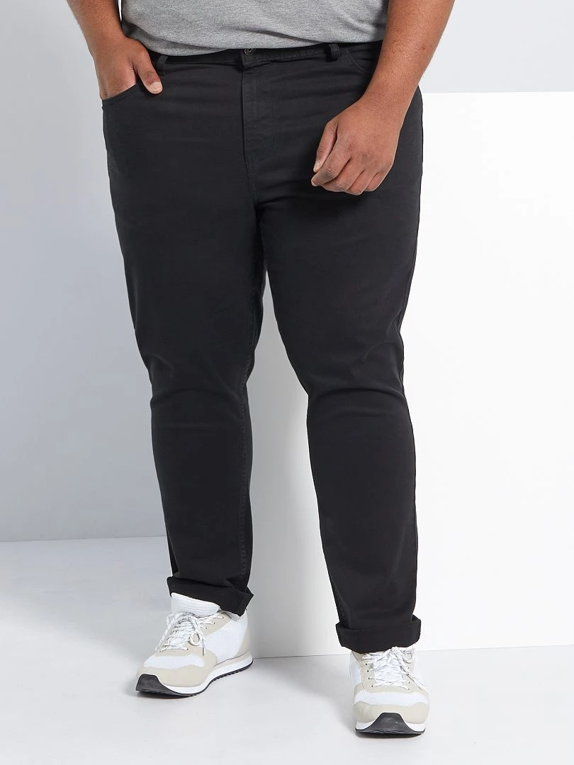 Pantalon slim L32 noir