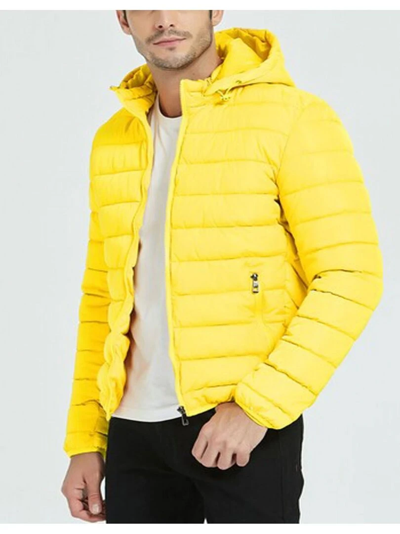 doudoune a capuche Kebello Jaune