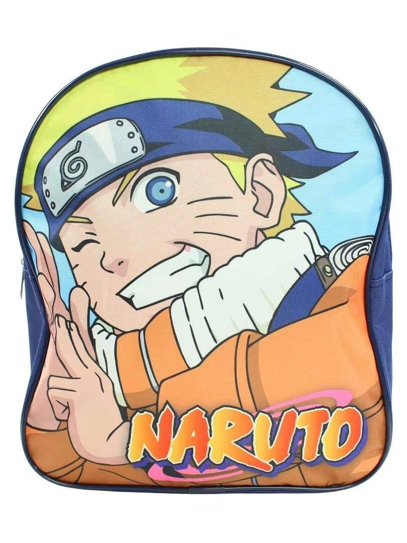 Disney Sac à dos garçon imprimé Naruto 30x26x10 cm Bleu
