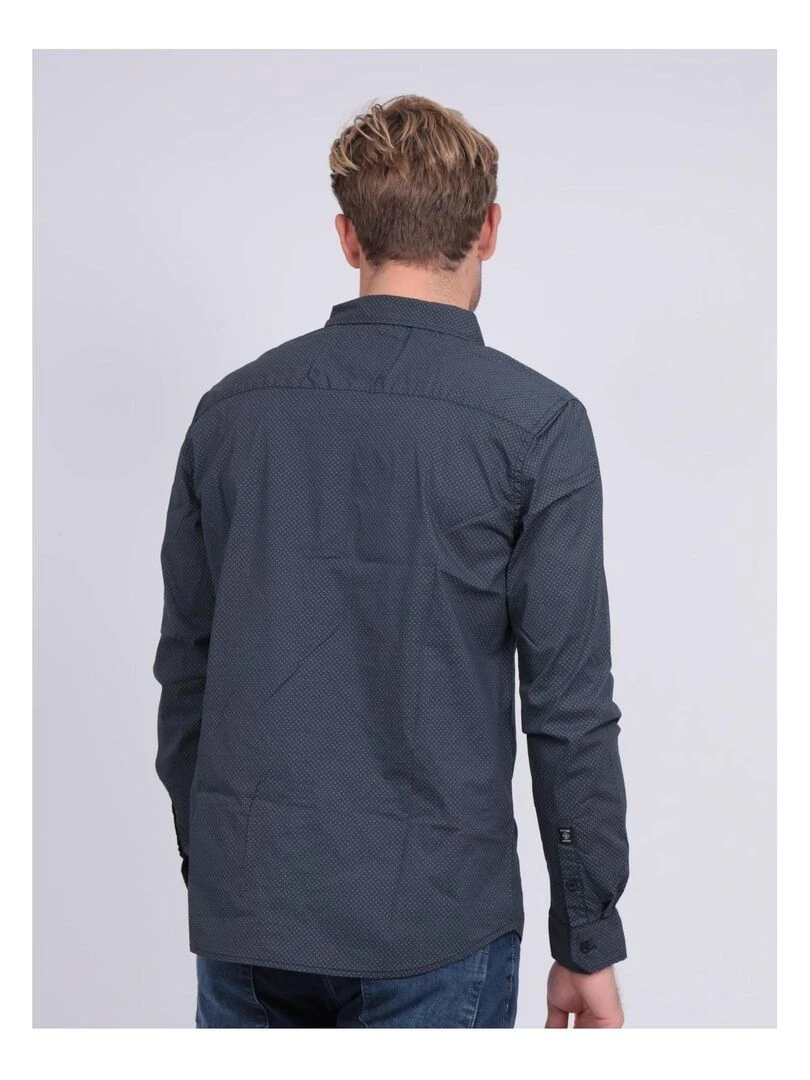 Chemise manches longues TADAO Bleu marine