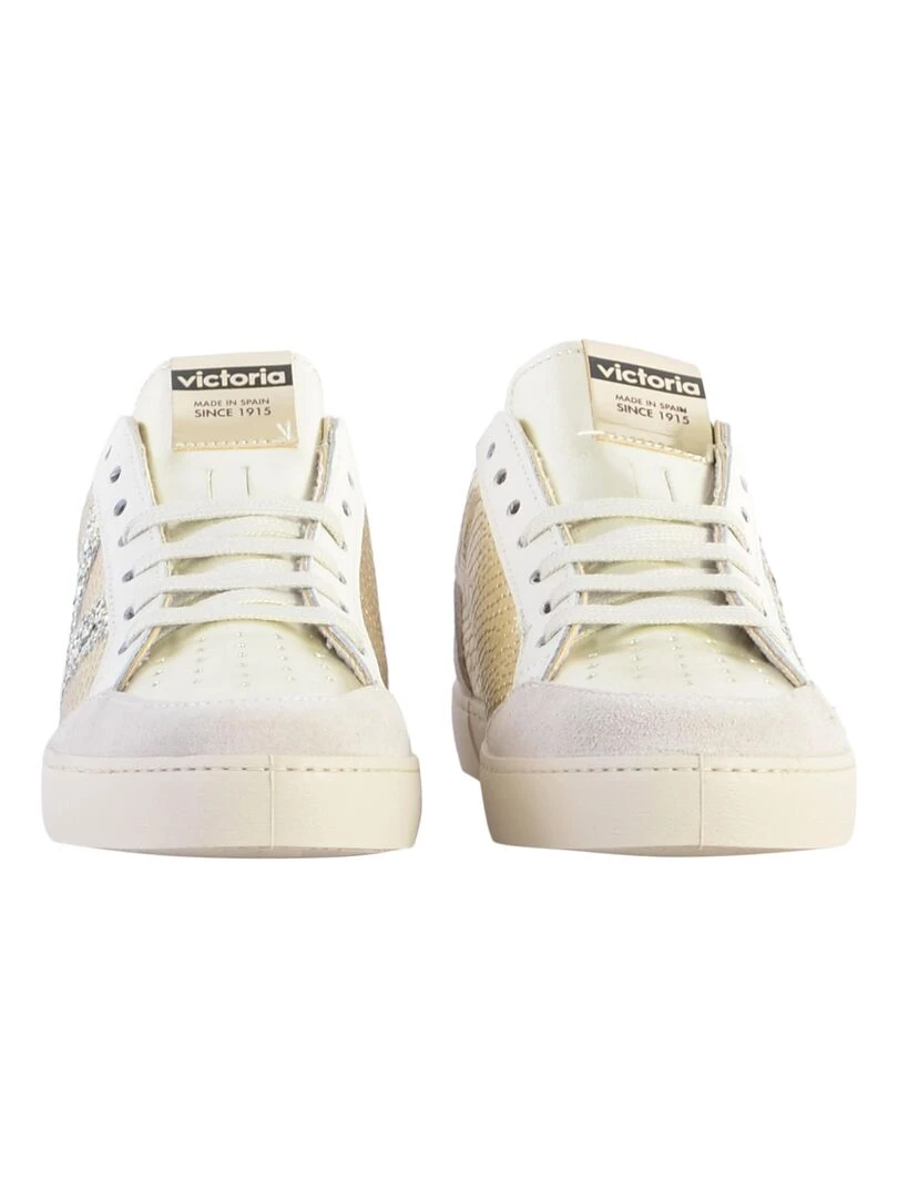 Basket Cuir Victoria*   Gris