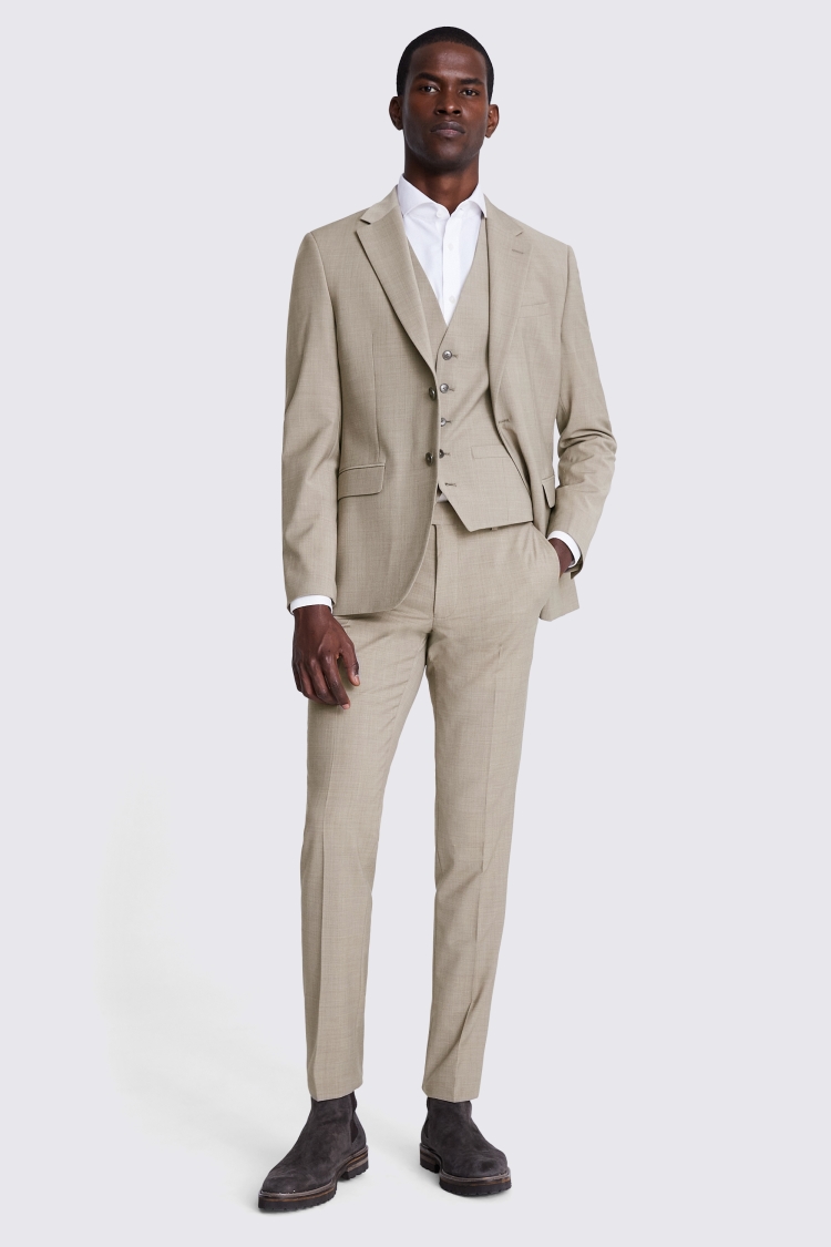 Tailored Fit Blue Check Performance Jacket    Buy Online at Moss