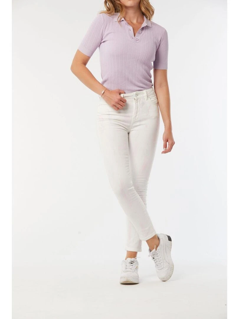 Lee Cooper Pantalon coton slim LC135F Bleu