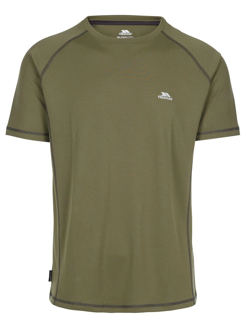Trespass T shirt de sport ALBERT Vert kaki