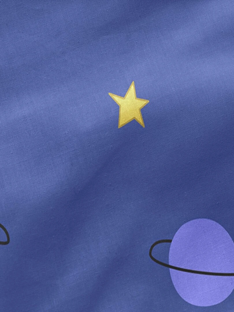 Drap housse Le petit prince "Happyfriday"   Blanc
