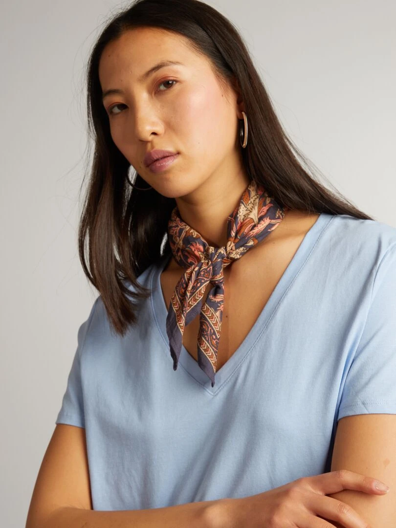 T shirt basique   Bleu ciel