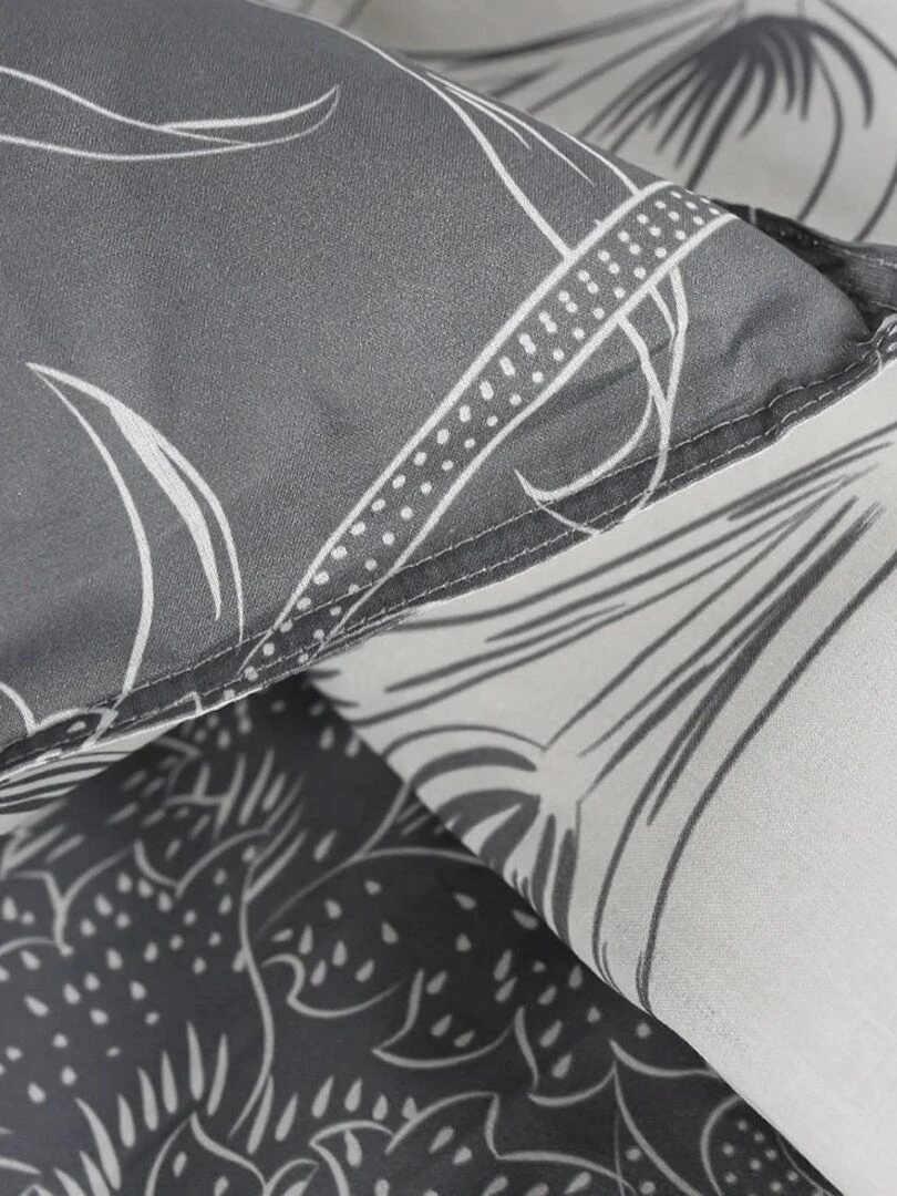 Housse de couette  Sunshine Nino + taie(s) 100% coton 57 fils   Gris