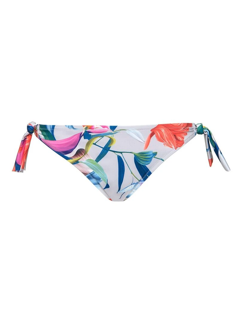 Bas maillot slip de bain à nouettes Nice   Gris clair
