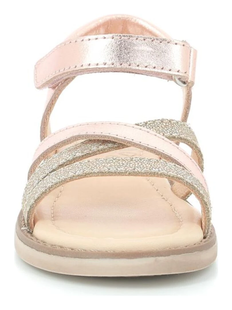 Sandales Cuir Tessia   Rose