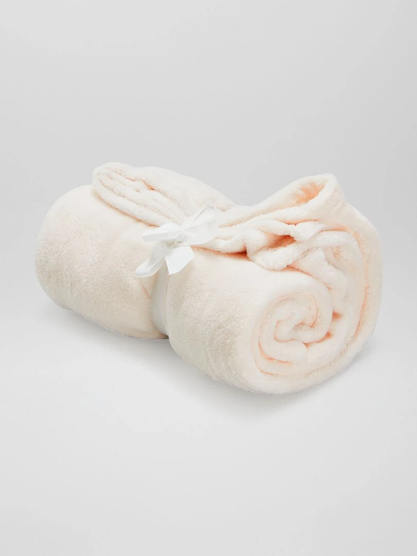 Plaid bébé polaire Rose