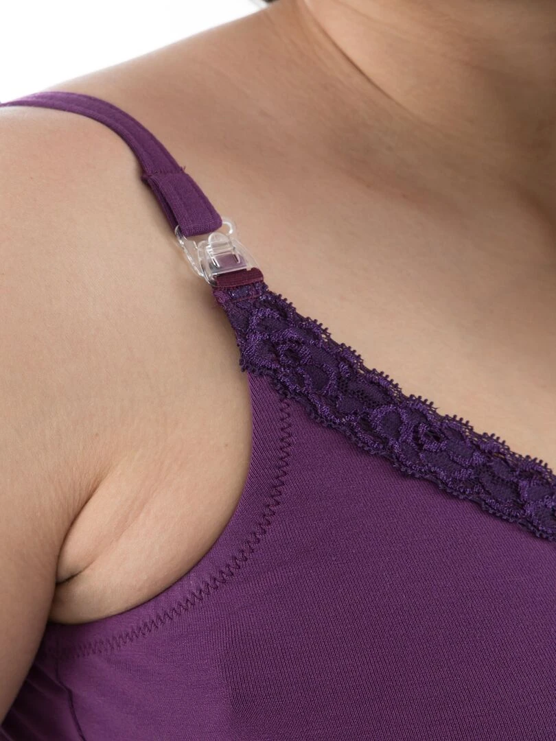 Nuisette de grossesse de d'allaitement LILAS 'Bogema'   Violet